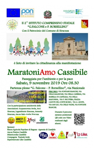 “MaratoniAmo Cassibile”, iniziativa della scuola “Falcone e Borsellino”