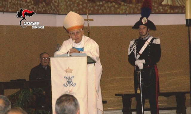 Siracusa, celebrata ieri sera la “Virgo Fidelis”: Patrona dell’Arma dei Carabinieri