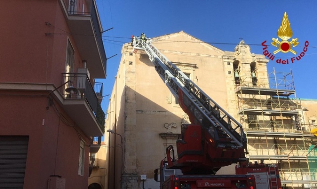 Sortino, intervento di messa in sicurezza alla Chiesa di San Francesco