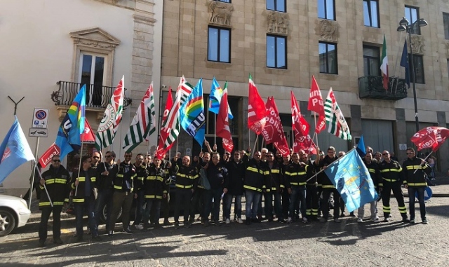 Siracusa, sit in dei Vigili del fuoco in Piazza Archimede