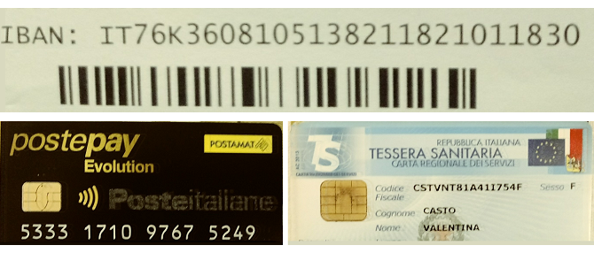 Coordinate per donazioni 0