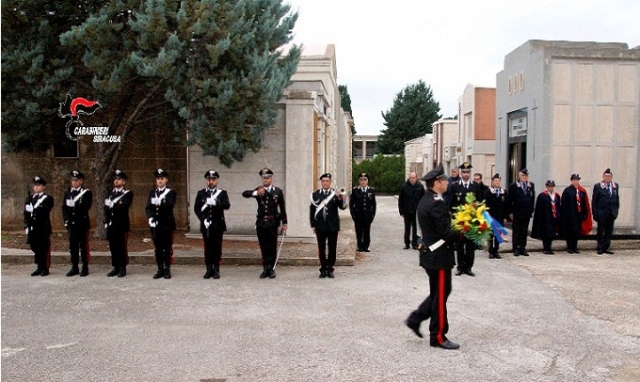 Siracusa, cerimonia commemorativa per il Carabiniere Carmelo Ganci