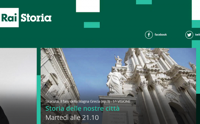 La storia della città di Siracusa questa sera su Rai Storia