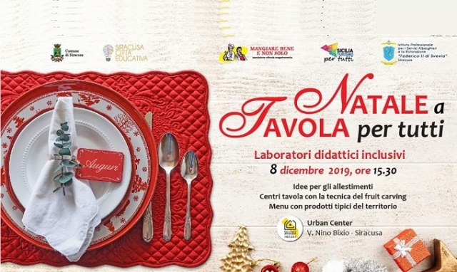 Natale a tavola "per tutti"