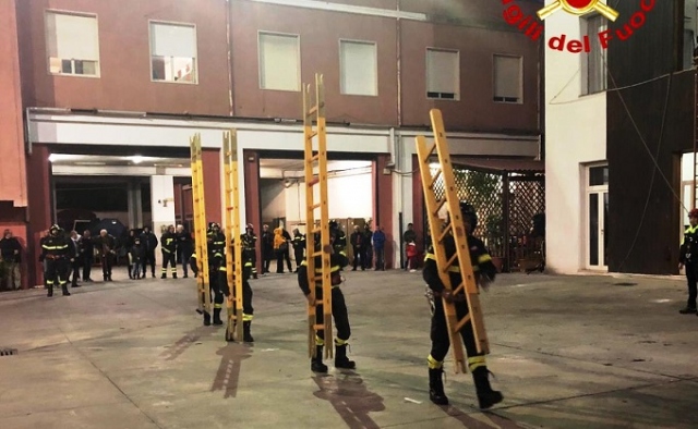 Siracusa, i vigili del fuoco festeggiano la loro Patrona Santa Barbara