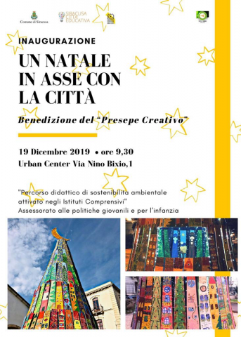 Siracusa, l'Arcivescovo benedirà il “Presepe Creativo” all'Urban center