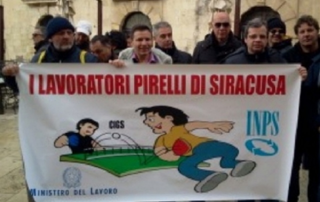 Siracusa, conclusa la lunga vertenza dei lavoratori ex Pirelli