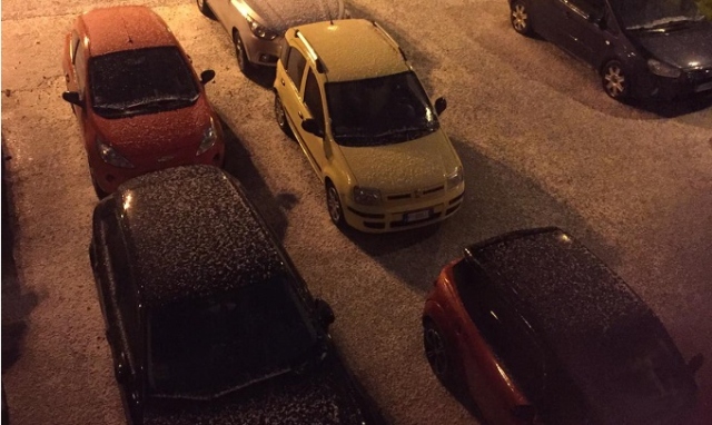 Arriva anche a Siracusa una spruzzata di nevischio