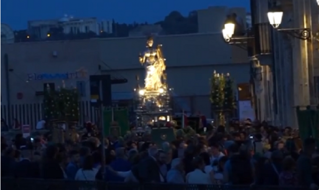 Siracusa, Ottava di Santa Lucia: in DIRETTA il rientro in Cattedrale