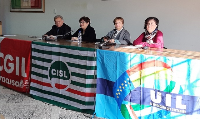 Siracusa, Cgil, Cisl e Uil: "2019 annus horribilis con arretramento dell'occupazione e contrazione anche nei servizi pubblici"