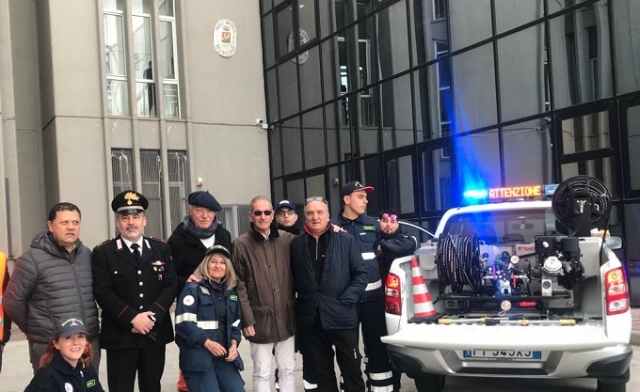 Priolo Gargallo, arriva un nuovo mezzo antincendio per la Protezione Civile