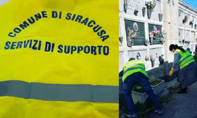 Siracusa, assegno civico: via al primo progetto al Cimitero