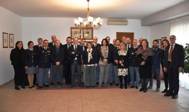 Siracusa, il Prefetto in visita in Questura: ricevuta dal Questore e dai funzionari di tutta la provincia