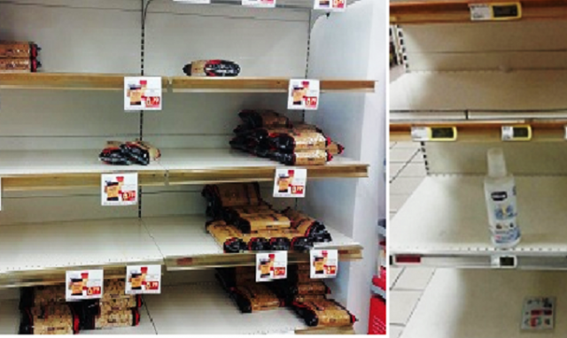 Siracusa, psicosi Coronavirus: supermercati presi d’assalto, scaffali vuoti. Manca pasta, riso e disinfettanti vari
