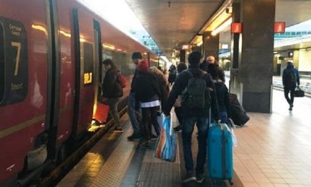 Fuga dal Nord, strapieno il treno Milano-Siracusa-Palermo