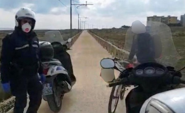 Siracusa, ciclista in Pista nonostante i divieti: denunciato