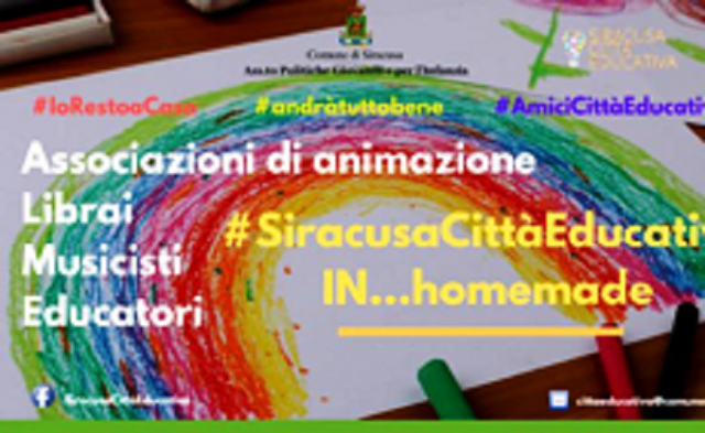 Siracusa si stringe sul web: musicisti, librai, animatori ed educatori a disposizione della città