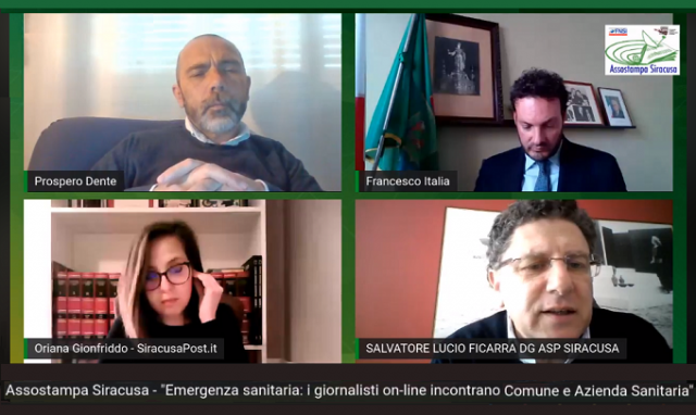 Siracusa, 74 casi di Coronavirus: Ficarra in conferenza web "Possibile focolaio, 30 nuovi posti letto". Italia "Potrebbe slittare la Tari"