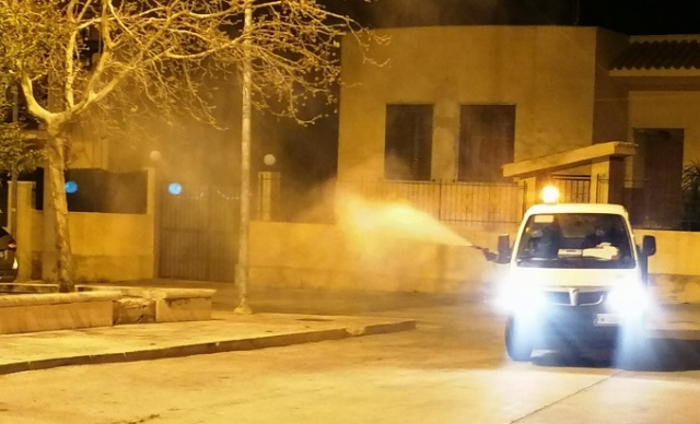 Siracusa, disinfezione a Belvedere e villaggio Miano