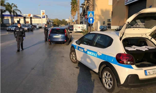 Siracusa, controlli della Polizia municipale: un denunciato