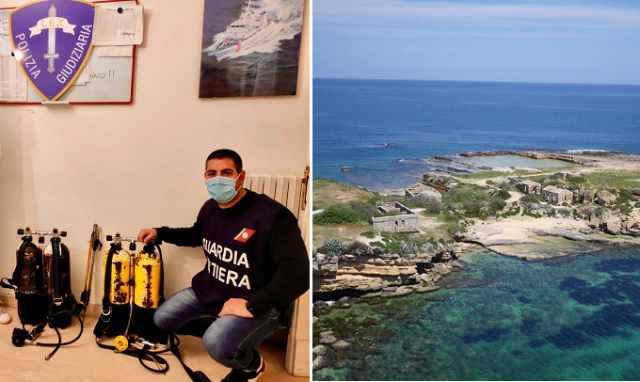 Siracusa, pescatori subacquei all'Area Marina Protetta: sanzioni per 4.000 euro