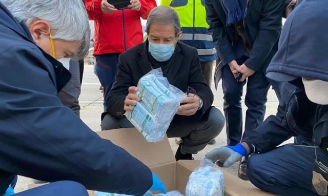 Palermo, Covid-19: cargo dalla Cina con 40 tonnellate di dispositivi