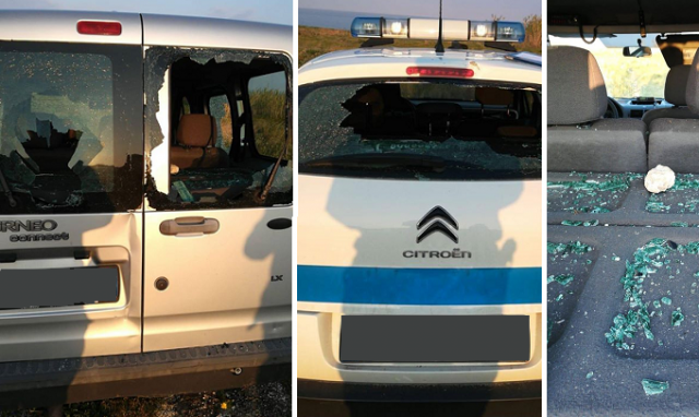 Siracusa, vandalizzati mezzi della Polizia Municipale: vetri in frantumi