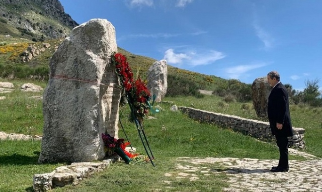 Musumeci a Portella Ginestra per omaggio a vittime