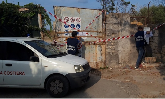 Augusta, sigilli a Punta Castelluccio