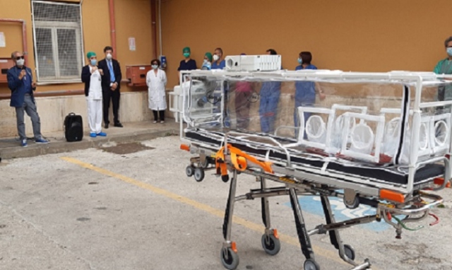 barella di biocontenimento