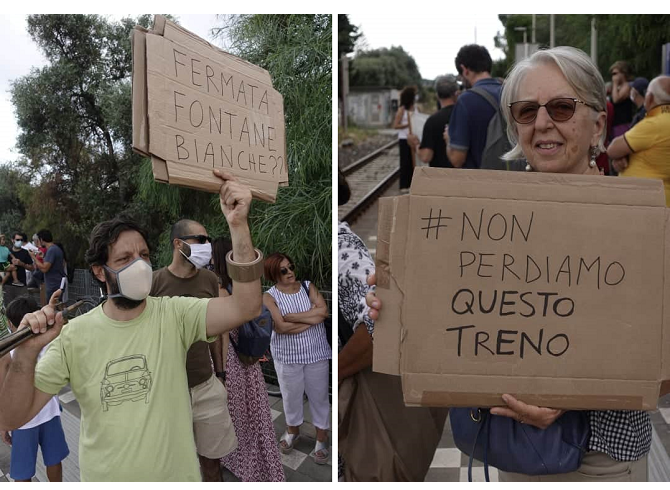 Fermata fontane bianche interno