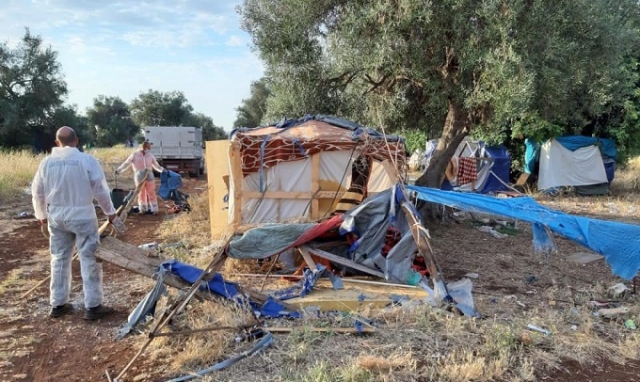 Siracusa, al via lo smantellamento e la bonifica della baraccopoli di Cassibile