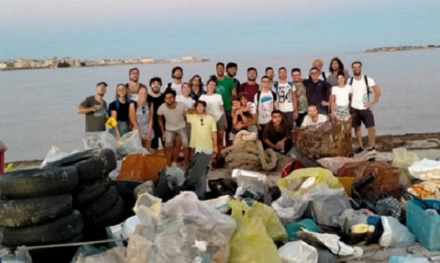 Siracusa, Riserva Ciane Saline: rimossi copertoni, scaldabagni e plastica