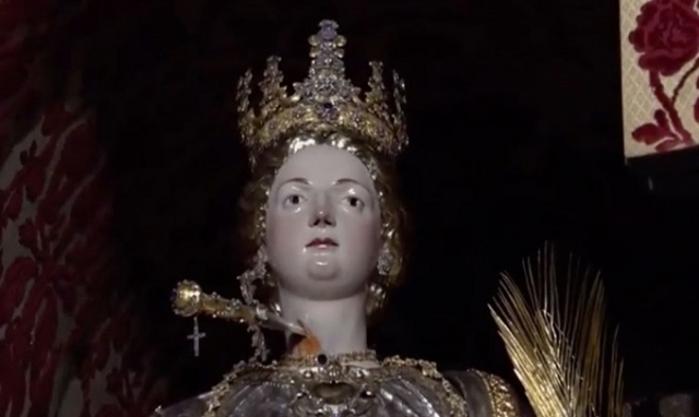 Siracusa, esposizione straordinaria di Santa Lucia il 12 luglio