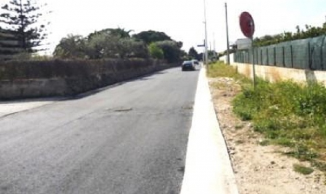 Siracusa, manutenzione stradale in via Lido Sacramento: restringimento carreggiata