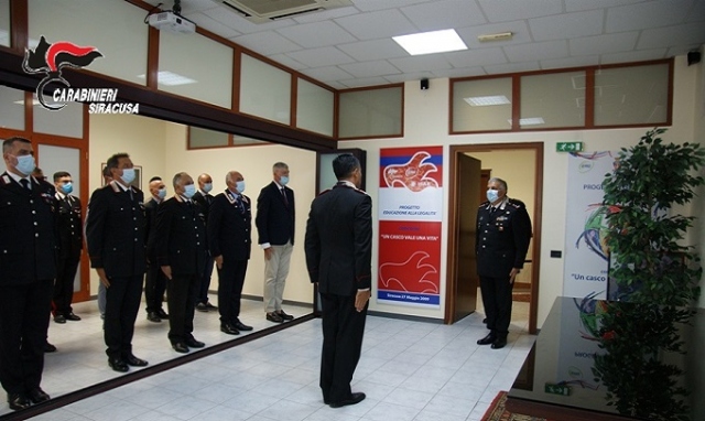 Siracusa, commiato del generale Cataldo al Comando provinciale dei carabinieri