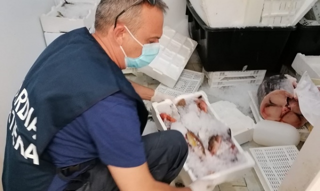 Avola, sequestrati 15 chili di pescato senza tracciabilità