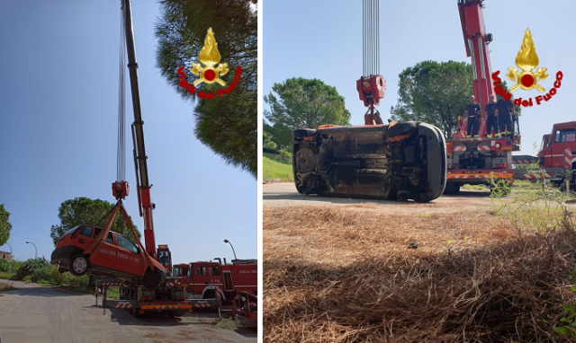 Siracusa, corso di formazione: 4 vigili del fuoco abilitati ad utilizzo autogru