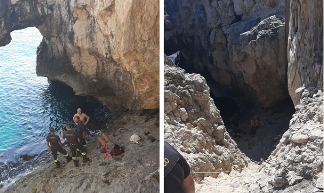 Siracusa, soccorso a bagnante al Plemmirio: intervento di vigili del fuoco e guardia costiera