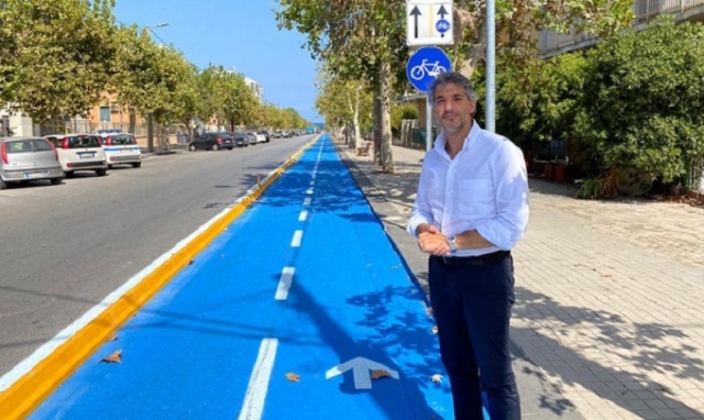 Avola, la pista ciclabile di viale Lido si rifà il look