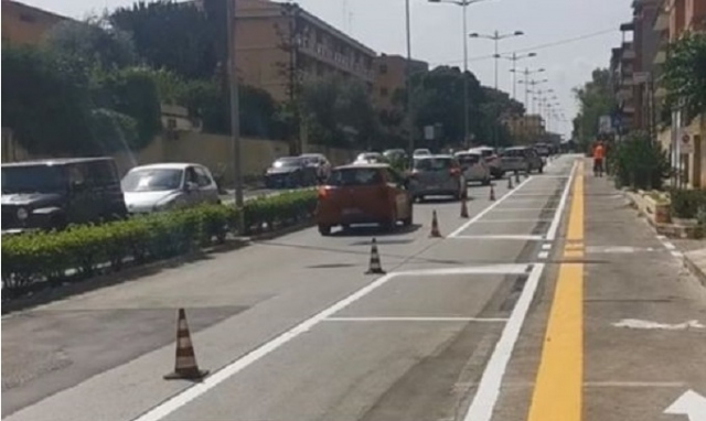 Siracusa, corsia ciclabile in viale Teracati: valanga di critiche per il restringimento della carreggiata