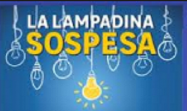 Lampadina sospesa, l'iniziativa di solidarietà dell'associazione Astrea