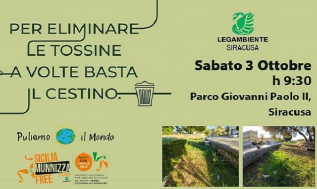 Siracusa, "Puliamo il mondo 2020": i volontari alla Balza Akradina
