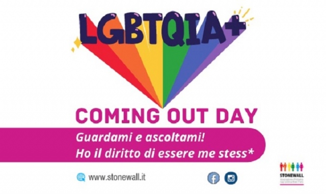 Siracusa, Coming out day: l'iniziativa di Stonewall sui social