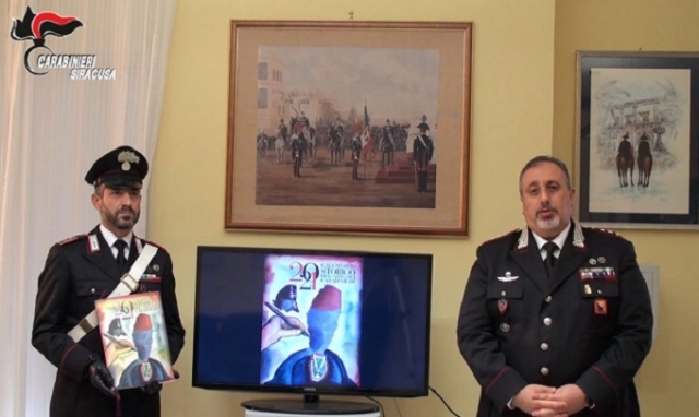 Siracusa, presentato il Calendario storico dei Carabinieri 2021. VIDEO