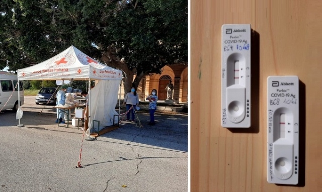 Siracusa, tamponi rapidi al drive in dell'ex Onp: 639 test e 9 positivi