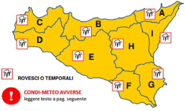 Siracusa e provincia, allerta arancione per domani: temporali e venti forti