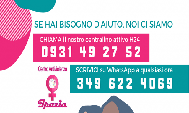 Siracusa, il centro antiviolenza Ipazia istituisce un numero mobile dedicato