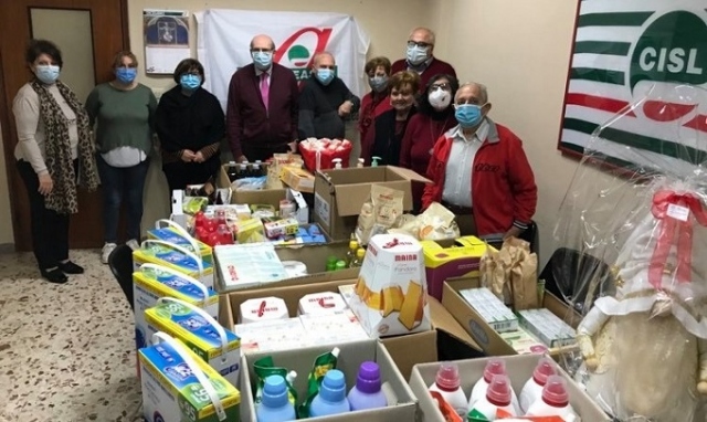 Siracusa, Cisl: raccolta solidale dell'Anteas e della First