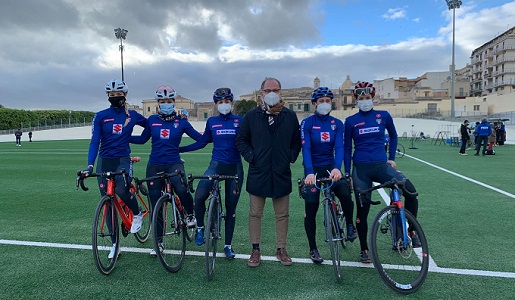 La Nazionale femminile di ciclismo in collegiale a Noto